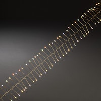 Konstsmide Weihnachtsbeleuchtung  Micro LED Lichterkette messingfarben Draht