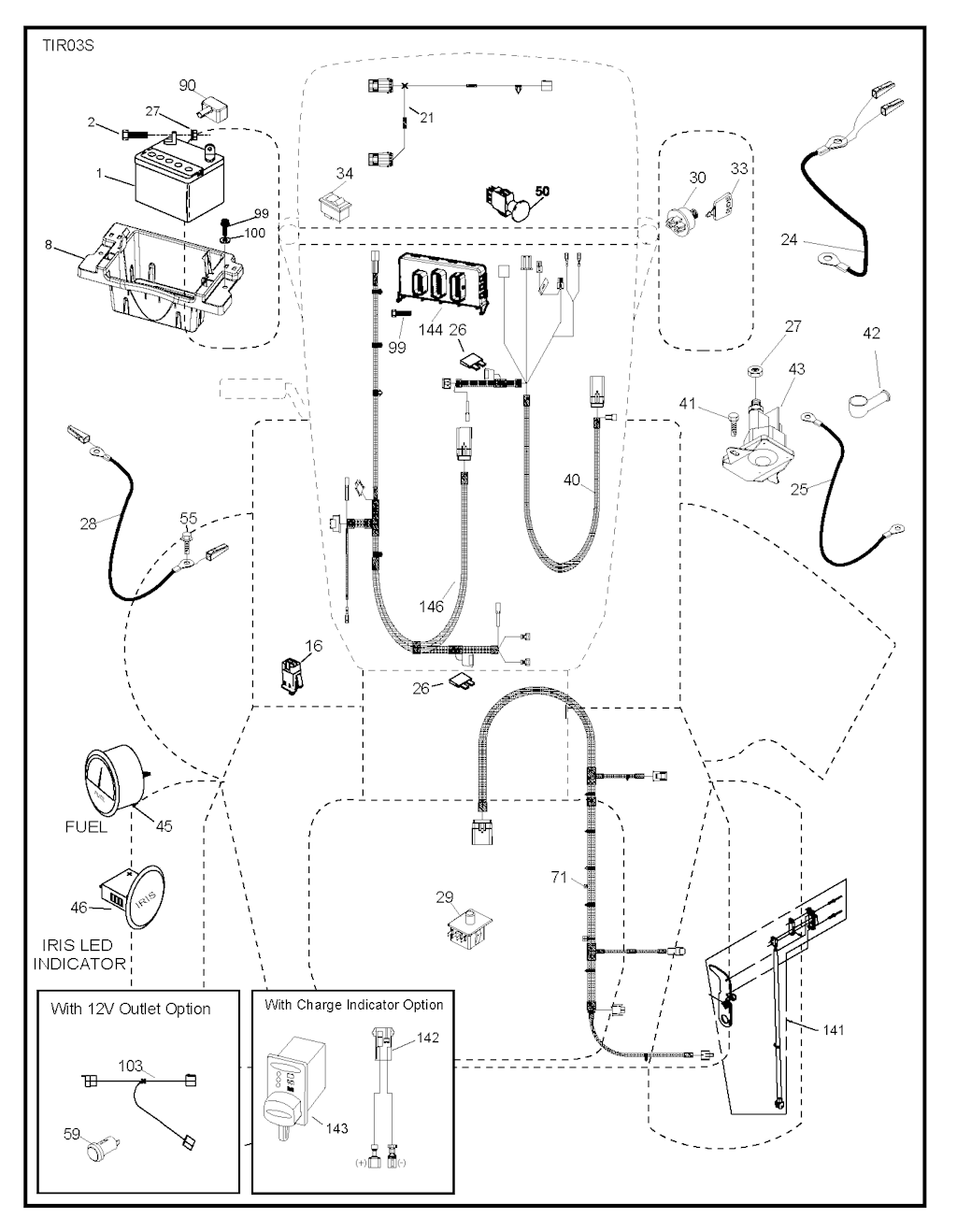 Explosionszeichnung Ersatzteile