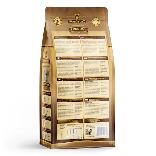 WOLFSBLUT Range Lamb Puppy Lammfleisch und Reis Hundetrockenfutter