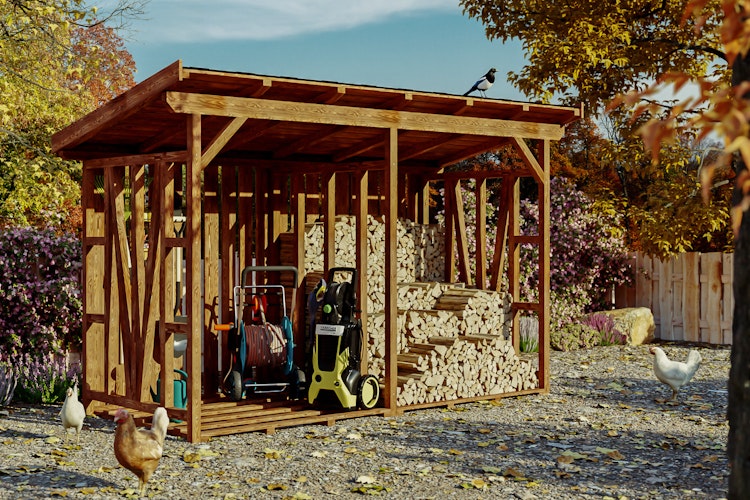 Skan Holz Holzunterstand Max 2