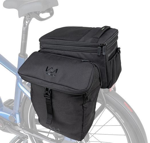 CONTEC Gepäckträgertasche Via Explorer schwarz MIK 2.0