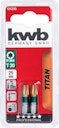 Vorschaubild kwb 2 Bits 25mm Torx 30 Titan SB 124230