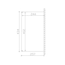 Vorschaubild Skan Holz Aluminium Terrassenüberdachung Modena Breite 434 cm mit Echtglas-Dach