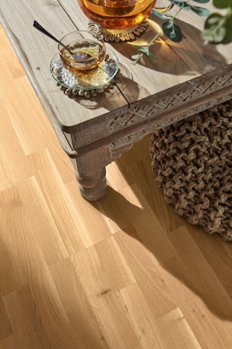 MEISTER Parkettboden MeisterParkett. longlife PC 200 2400 x 200 x 13 mm 9036 Eiche lebhaft pure gebürstet ultramattlackiert