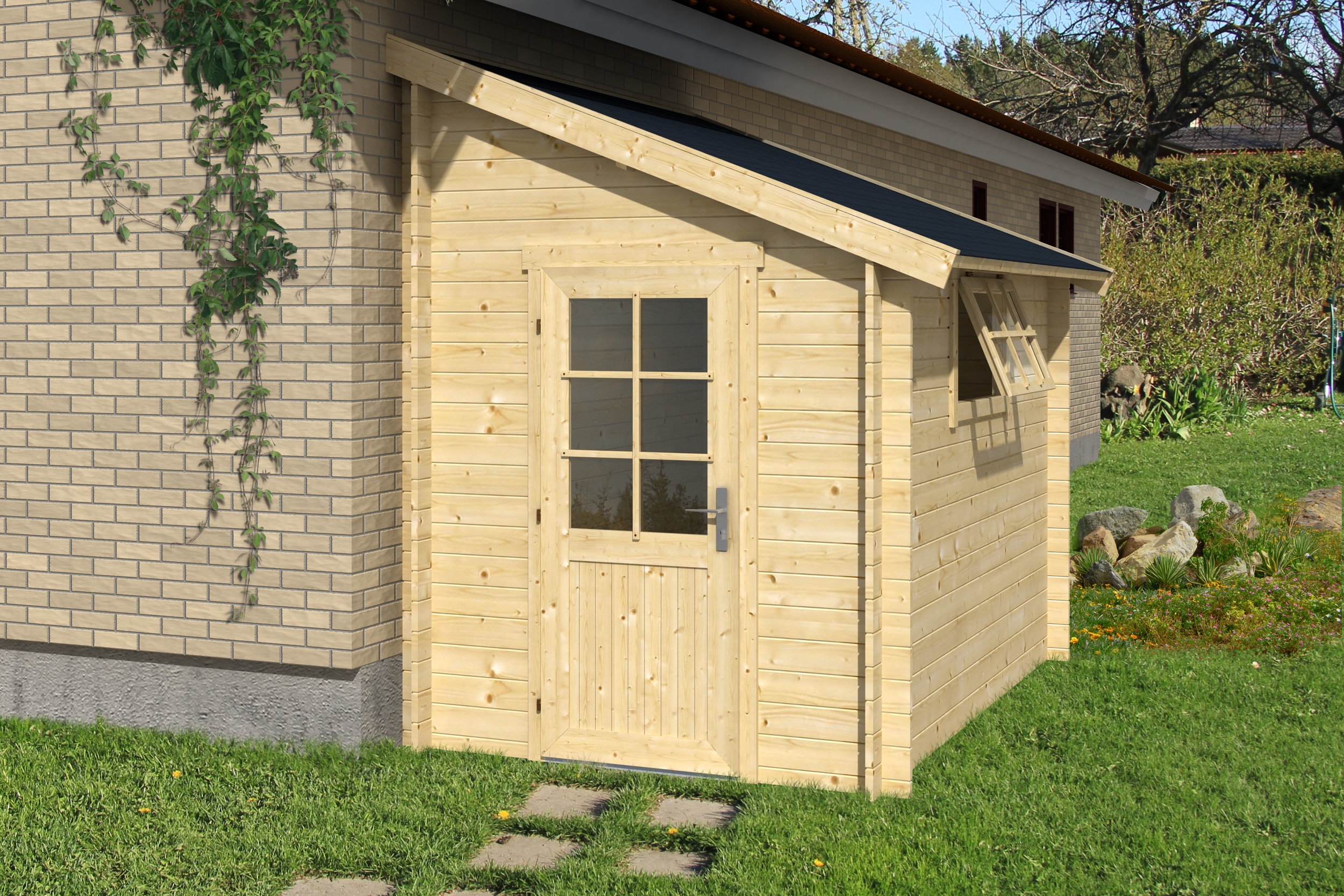 Lasita Maja Gartenhaus Jura - 28 mm