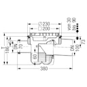 Vorschaubild KESSEL 29121 Kellerablauf 400 x 320 mm - Edelstahl Abdeckung