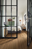 MEISTER Lindura-Holzboden HD 400 Eiche Nussbaum amerikanisch lebhaft 8912 - ultramattlackiert 5G Dry®