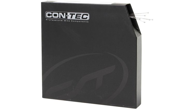 CONTEC Schaltzug Shift+ 2275 mm silber Werkstattbox mit 100 Stück, Nippel Stand
