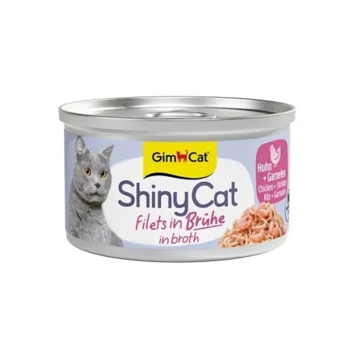 GimCat ShinyCat Brühe 70g-Dose  Katzennassfutter