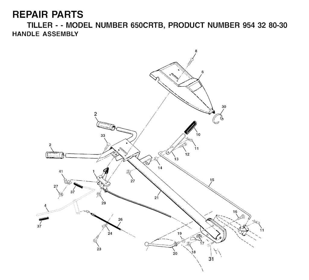 Explosionszeichnung Ersatzteile