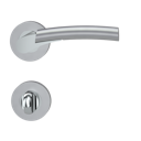 Vorschaubild Griffwerk Türgriff RAFFAELLA Schraubrosette- Chrom/Perla Silbermatt - Auslaufartikel