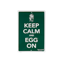 Vorschaubild Big Green Egg Texttafel grün - Keep calm an EGG on