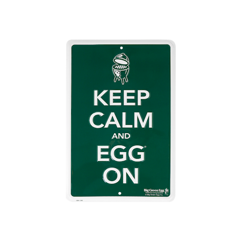 Big Green Egg Texttafel grün - Keep calm an EGG on