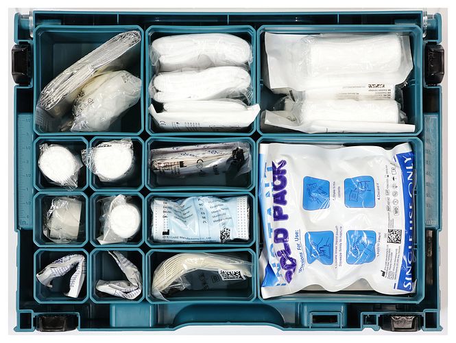 Makita Erste-Hilfe-Set im MAKPAC-Organizer P-84919