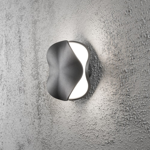 Konstsmide Wandleuchte Matera, HighPowerLED, anthrazit (7948-370)