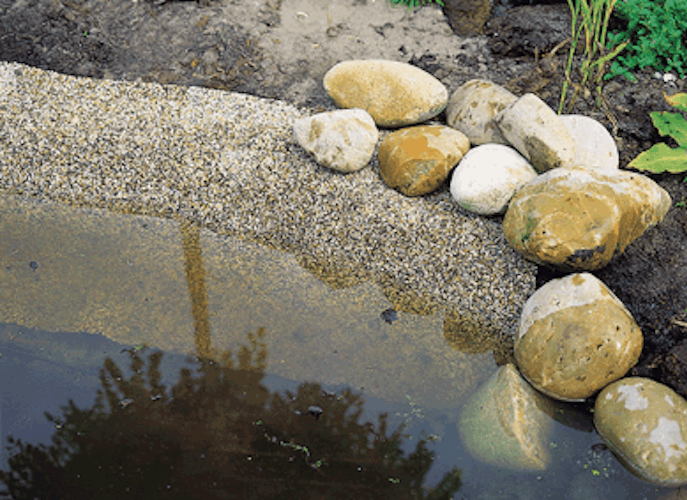 Oase Steinfolie sand - ganze Rolle