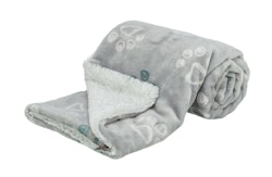 TRIXIE Decke Jimmy Soft, Softplüsch, 150 × 100 cm, hellgrau