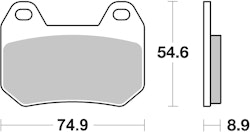 SBS Bremsbelag 746HF Street Ceramic