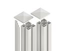 Vorschaubild OSMO 2er-Set-Aluminiumpfosten Typ B - inkl. Pfostenkappe und 4 Abdeckleisten