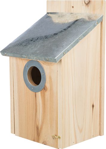 TRIXIE Nistkasten für Stare, Kiefernholz, 18 × 31 × 16 cm/ø 4,5 cm