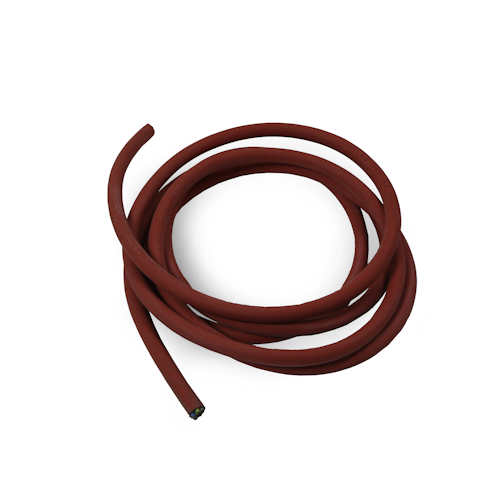 Silikonkabel für Saunaofen 5 x 2,5 mm² 6 Meter - Nr. 2  für Verbindung von Netzanschluss zum Ofen/Steuergerät