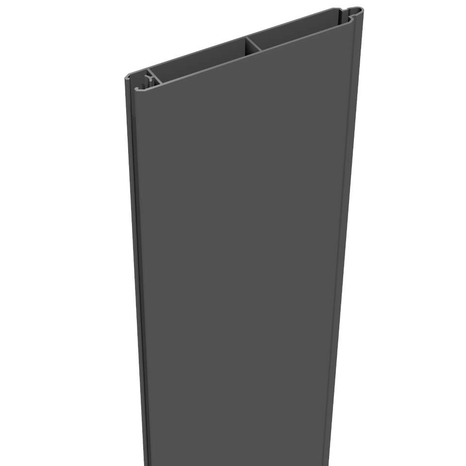 GroJa Lumino Stecksystem Füllung 180 x 15 x 2 cm-anthrazitgrau