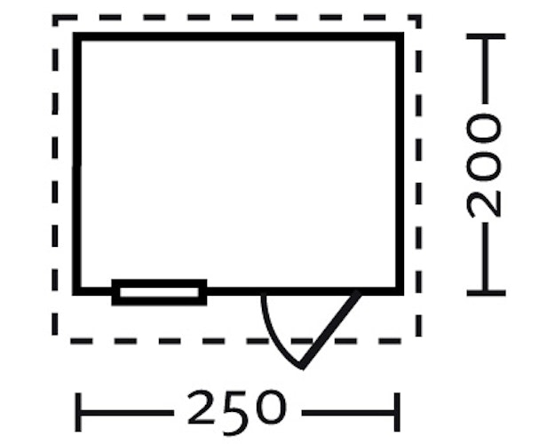 Skan Holz 28 mm Blockbohlenhaus Porto