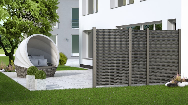 TraumGarten SYSTEM Flow 3D-Design Gitter 60x180 cm