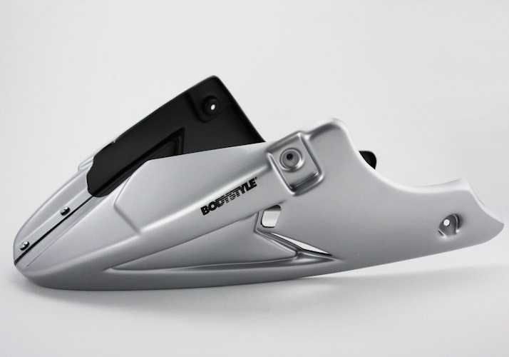 BODYSTYLE Sportsline Bugspoiler ABS Kunststoff silber für SUZUKI SV 650 