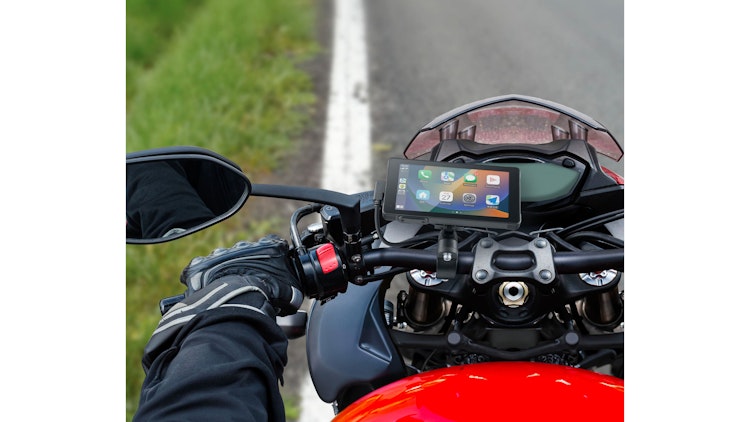 INTERPHONE Infotainmentsystem "RIDESYNC" - CarPlay & Android Auto für Motorrad und Auto