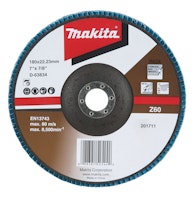 Makita Fächerschleifscheibe 180 mm Z60 D-63834