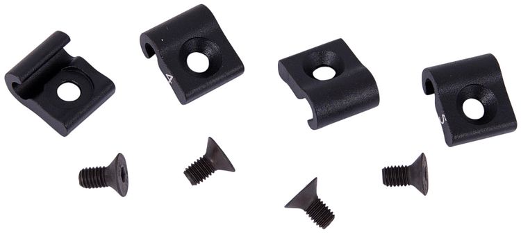 Conway Kabelhalter-Set Hinterbau Q-MTB schwarz
