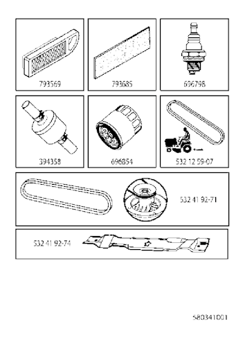 Husqvarna Gartentraktoren 96051011900 CTH19530