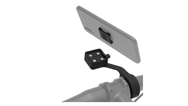 Oxford Handyhalter Lenkerhalterung mit Arm zum Befestigen am Lenker, passend für 31, 8 mm und 25