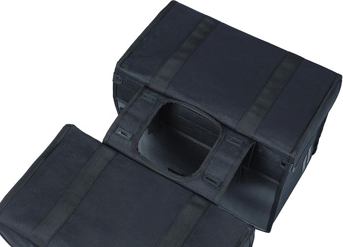 Basil Doppeltasche Kavan Eco Classic schwarz 68 l