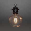 Vorschaubild Konstsmide Weihnachtsbeleuchtung LED Globe Party Lichterketten mit 5 bernsteinfarbenen Dioden