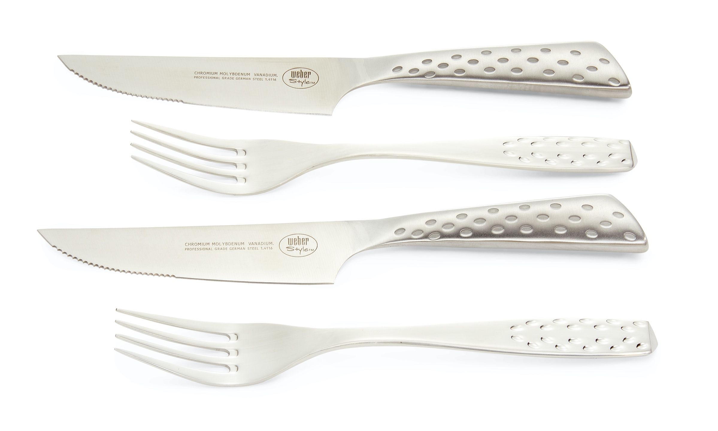 Weber Deluxe Steak-Set Edelstahl, 4-teilig