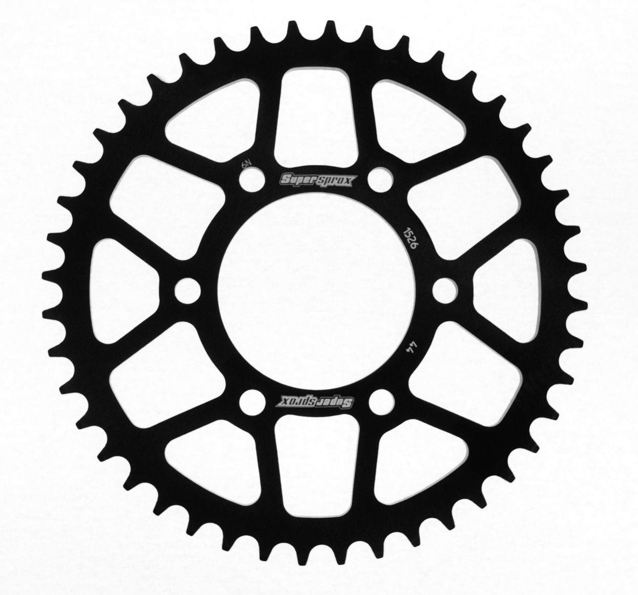 Supersprox Alu-Kettenrad 520 44Z (Schwarz)