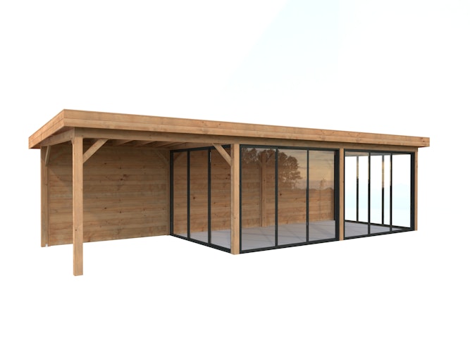 Palmako Carport/Pavillon Connect Lenna 24,9 m² Set 418 Slide