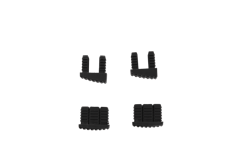 Kettler Ersatzteil Bodenschoner für Stapelsessel DIAMOND Anthrazit / Sooty, 4er Set