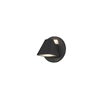 Konstsmide Wandleuchte Hild, 2xGU10, schwarz, gefrostetes Glas (426-750)