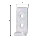 Vorschaubild Alberts® Schließhaken für Kistenverschlüsse, gerade, galvanisch verzinkt dickschichtpassiviert, BxL 12x30 mm 347857