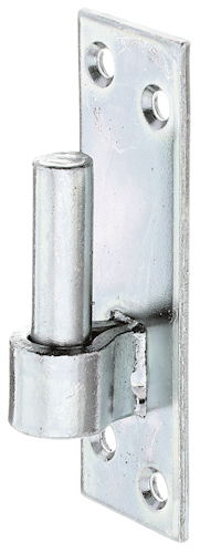 Alberts® Kloben ⌀13mm auf Platte 110x36mm Abstand 10mm Süddeutsche Form galvvz.