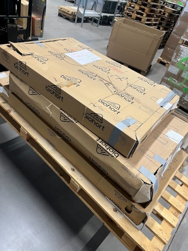 B-Ware Biohort HighBoard-160 x 70 x 118 cm (Größe 160)-quarzgrau-metallic