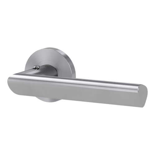 Griffwerk Türgriff smart2lock 2.0 TRI 134 Schraubtechnik -Edelstahl matt Griffpaar mit Drückerrosetten