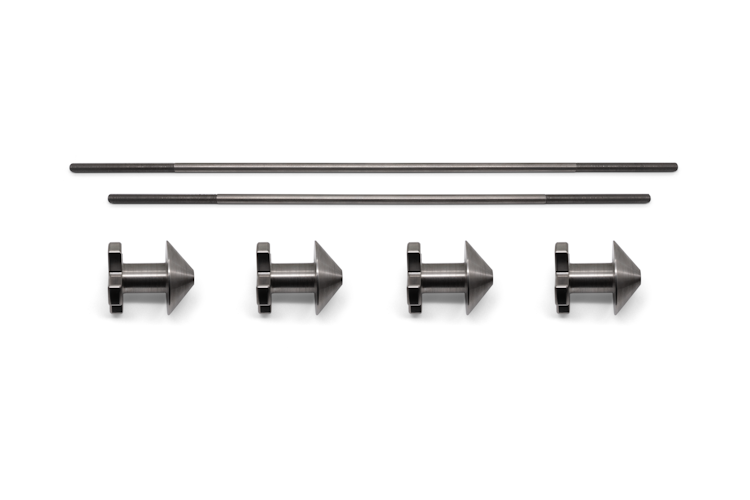 AXfix Light Motorrad Verzurrsystem Set (vorne & hinten)