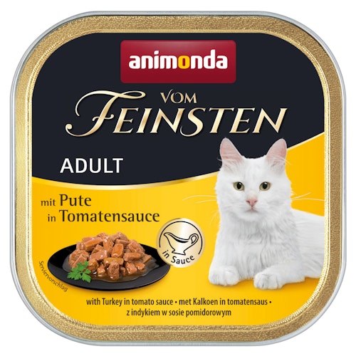 animonda Vom Feinsten Adult mit Sauce 100g Schale Katzennassfutter