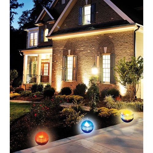 Heissner Solar-Lichtkugel Farbwechsel 3er-Set (SL303-00)