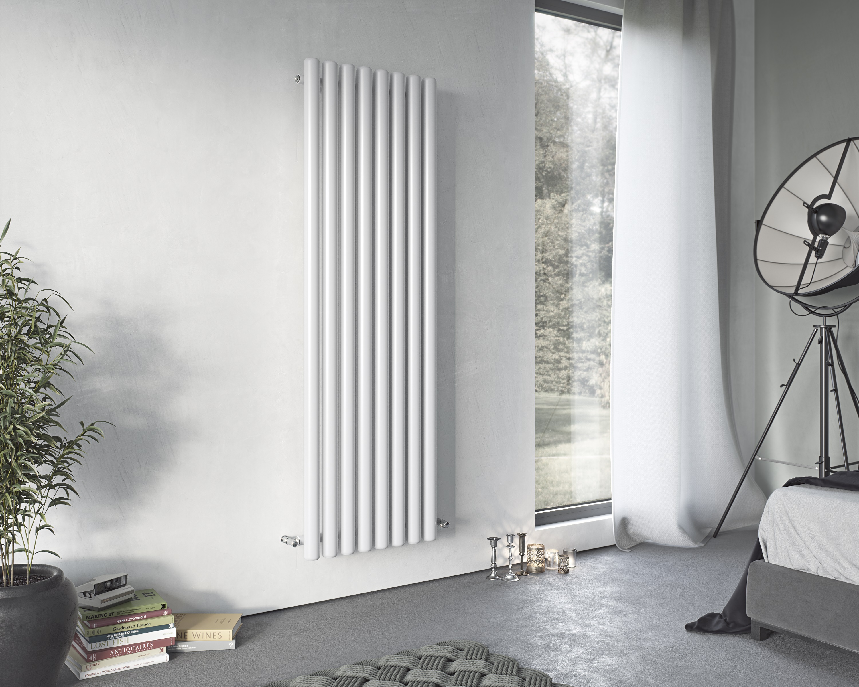 Thumbnail - Ximax Raumheizkörper ERUPTO H: 600 mm B: 585 mm T: 90 mm weiss RAL 9016