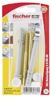 FISCHER WC-Befestigung S 8 RD 80 CR K (2 Stück)